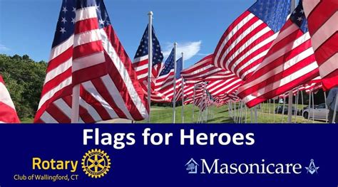 Rotary of Wallingford Flags for Heroes, Masonicare (Masonicare Health ...