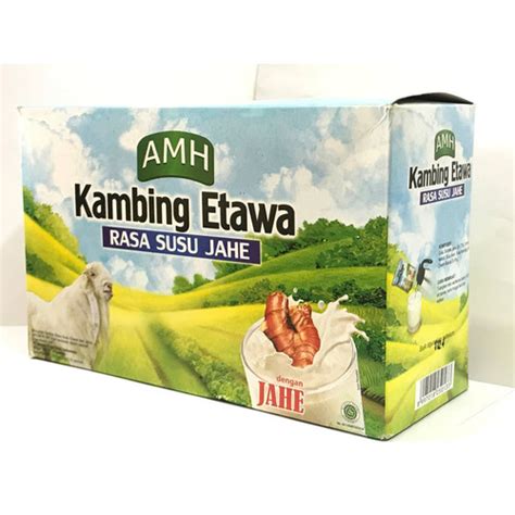 Jual Susu Kambing Etawa AMH Rasa Susu Jahe Alami 10 Sachet - Kota ...