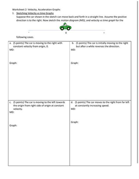 Image result for Physics Acceleration Graphs Worksheet
