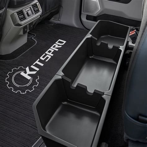 Amazon.com: KitsPro Black Rear Underseat Storage Custom Fit 2017-2024 Ford F-250 F-350 F-350 ...
