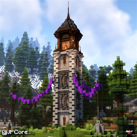 Image result for Minecraft Medieval Tower Tutorial