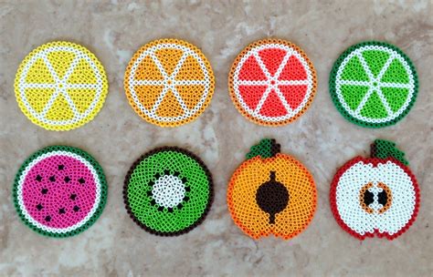 Perler Bead Food Designs 的图像结果