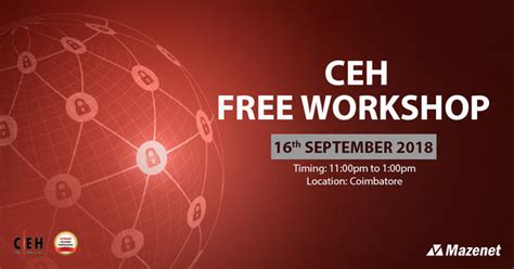 Free Ceh Workshop With Appreciation Certificate - Teaching Course In ...