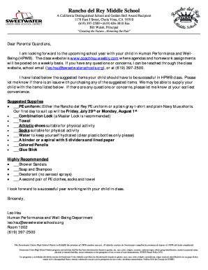 Fillable Online rdm sweetwaterschools Download the HPWB Information ...