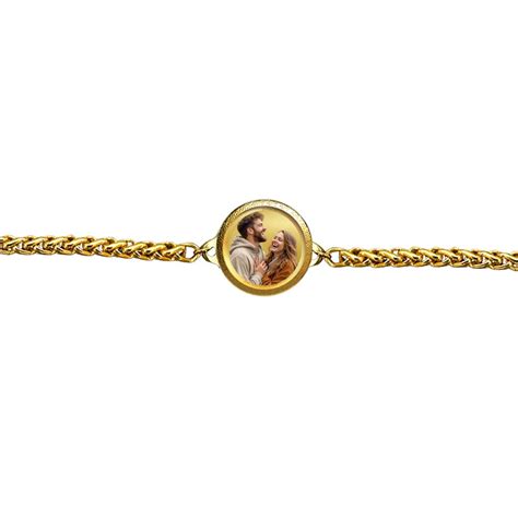 Customized Bracelet | 18MM Beads | 24K Gold Plated Foil | Divine for G ...