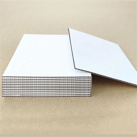 Yinmazzsan 12 pack (12''x12'') One-side White Corrugated Cardboard ...