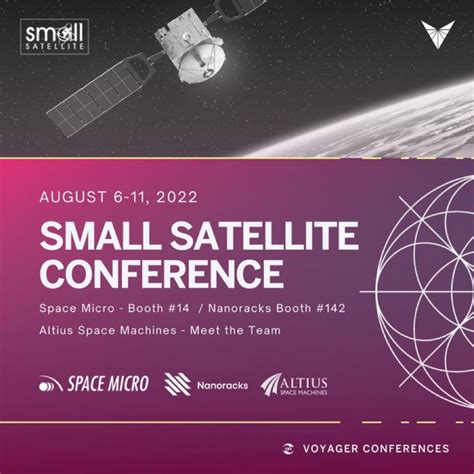 We're thrilled to be back at the Small Satellite Conference (SmallSat ...