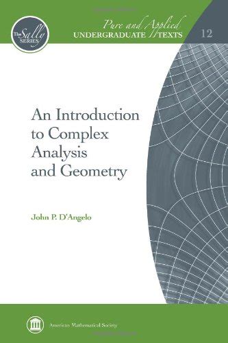 Buy An Introduction to Complex Analysis and Geometry (Pure and Applied ...