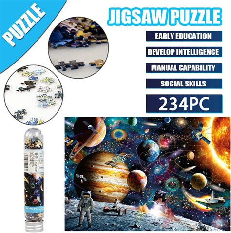 Buy Funic Space Puzzle 234 Piece Jigsaw Puzzle Kids Adult – Planets in ...