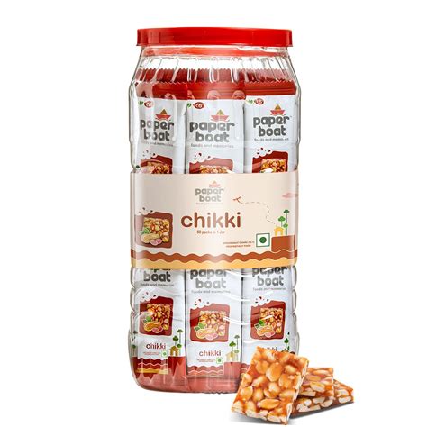 Paper Boat Chikki Jar, Peanut Bar, No Added Preservatives and Colours ...