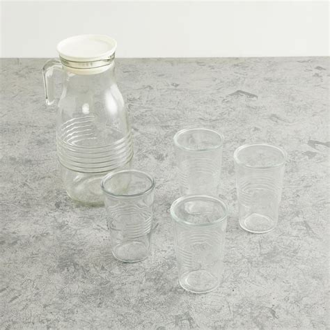 Buy Eternia Glass Drink Set - 5 Pieces from Home Centre at just INR 1399.0