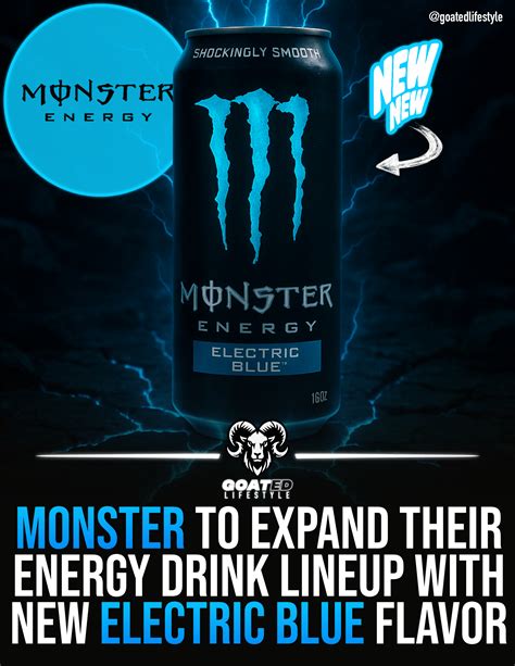 NEW Monster Energy Electric Blue Flavor Coming in 2026 | GOATED LIFESTYLE
