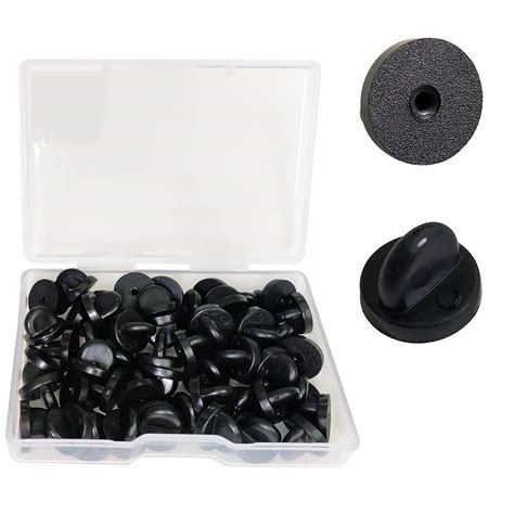 Lapel Pin Rubber Pin Backings,Butterfly Clutch Backings PVC Rubber Pin ...