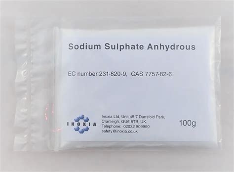 Buy Sodium Sulphate Anhydrous at Inoxia Ltd