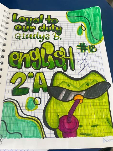 Portada Cuaderno Ingles Duolingo