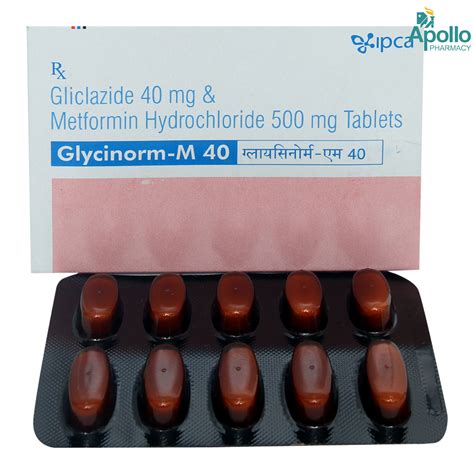 Glycinorm M 40 Tablet 10's Price, Uses, Side Effects, Composition ...
