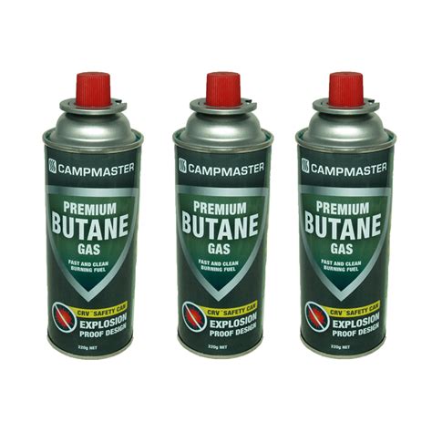 Campmaster 3 Pack Premium Butane Gas Canisters | KmartNZ