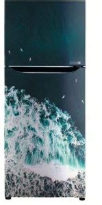 Psychedelic Collection 60 cm abstract blue sea with boating fridge ...