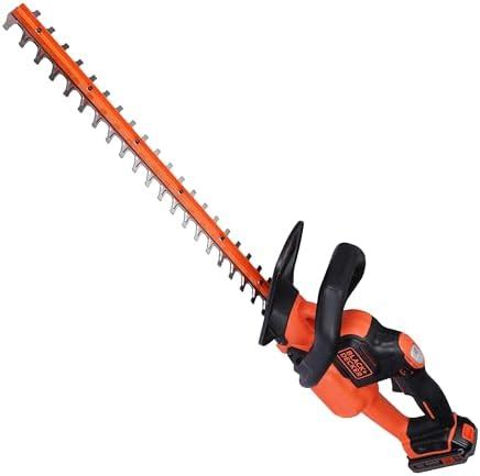 BLACK+DECKER GTC18502PCF Cordless Hedge Trimmer with 18V Li-ion Battery ...