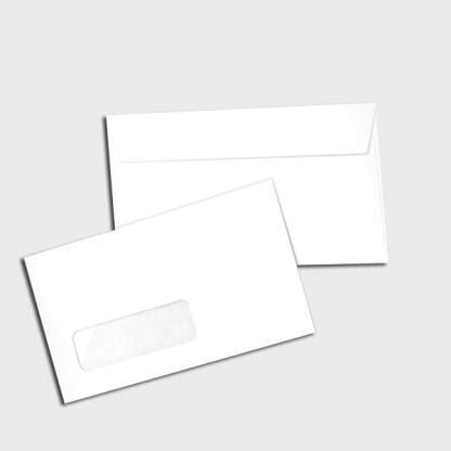 Peace White Window Envelopes 10"x4.5" 80 GSM pack of 100 Envelopes ...
