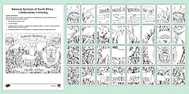 Foundation Phase - Heritage Day Worksheet: South African Symbols