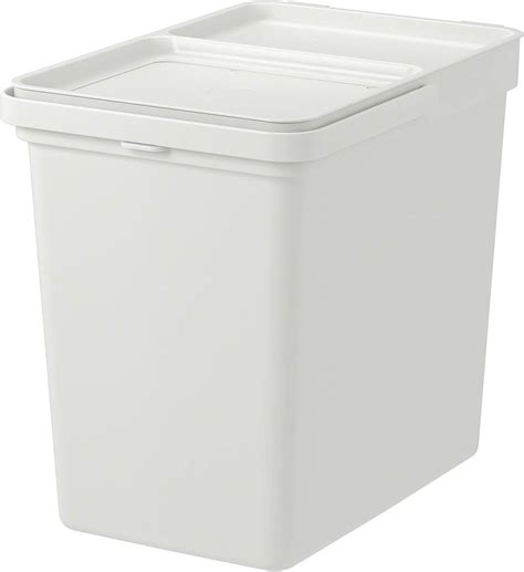 Ikea Plastic Pull-Out Bin with lid, Light Grey, 10 L : Amazon.in: Home ...