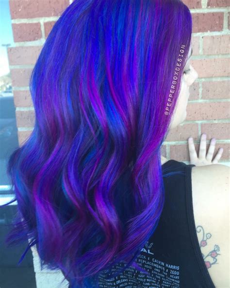 Pin on Beauty | Color melting hair, Vivid hair color, Blue purple hair