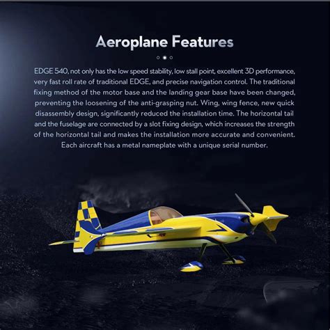 OMPHOBBY T-Storm 60” 70E Edge 540 Balsa 3D Airplane | India