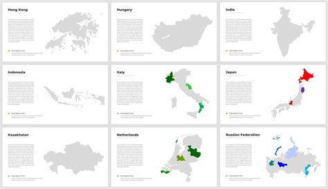 PowerPoint Map Template 的图像结果