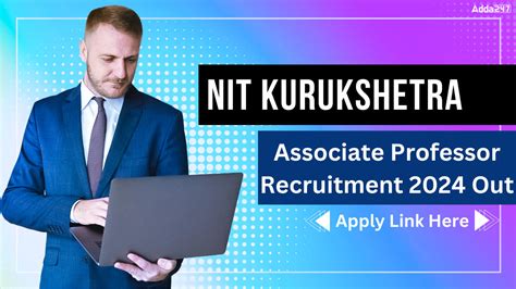 NIT Kurukshetra Associate Professor Recruitment 2024, Eligibility ...