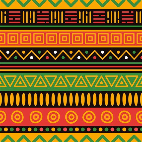 Pan African Color Seamless Pattern | Africa art design, African pattern ...