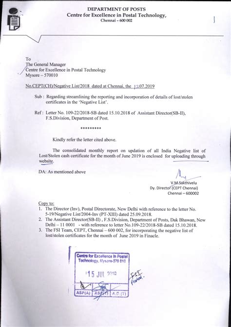 Regarding streamlining the reporting and incorporation of details of ...