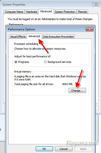 Image result for Virtual Memory Custom Size Settings