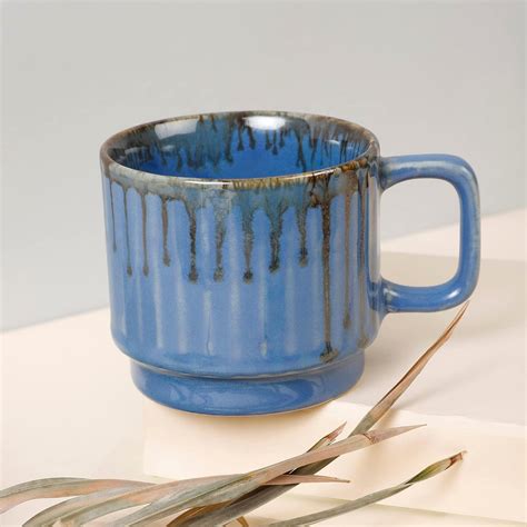 Buy LINE Mug 180ML Studio Blue (Pack of 6) Online at Low Prices in ...