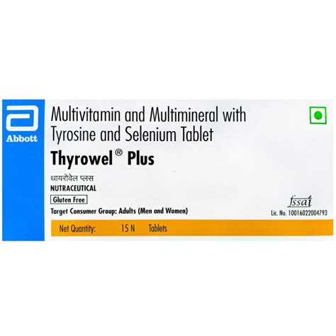 Buy Thyrowel Plus Tablet | 19 Minutes Delivery | Apollo Pharmacy