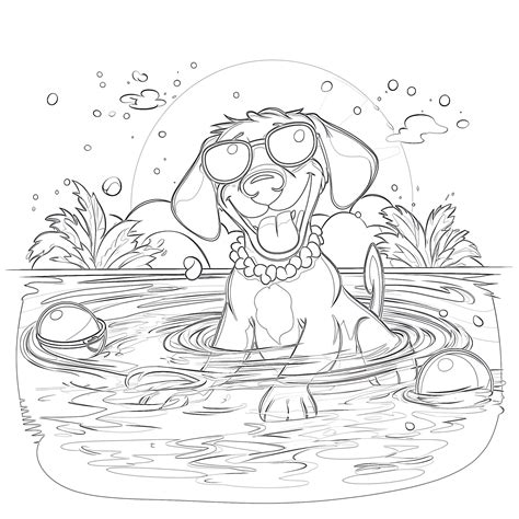 Dachshund Dog Coloring Pages | Coloring Pages Mimi Panda