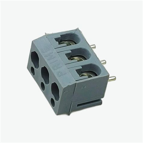 3 Pin PCB Mount Terminal Block Connector - 5mm Pitch – QuartzComponents