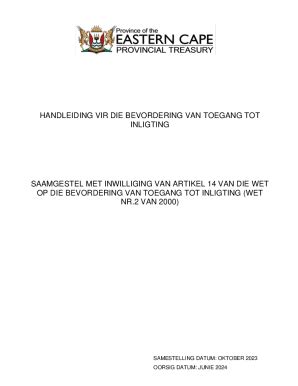 Fillable Online handleiding vir die bevordering van toegang tot Fax ...