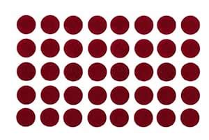 Sunaina New Gold Sticker Kumkum Forehead Dark Red Round Pottu Bindis ...