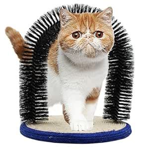 Emily Pets Cat Grooming Arch Brush Self Scratcher And Massager Brushing ...