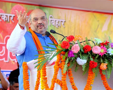 BJP National President, Shri Amit Shah addressing a Karyakarta Sammelan ...