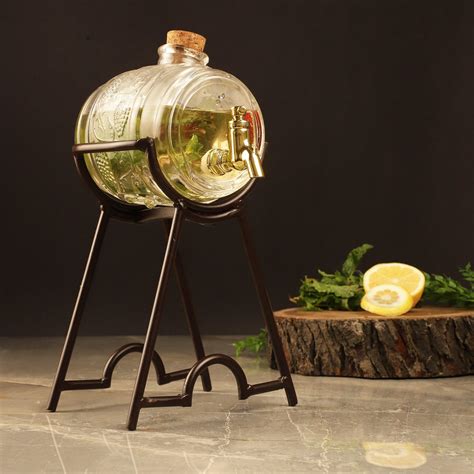 Glass Barrel Dispenser – The Decor Mart