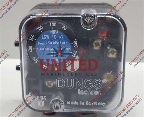 DUNGS TECHNIC PRESSURE SWITCH LGW 10 A2 | United Marine Services