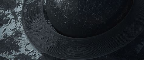 Download wallpaper 2560x1080 ball, orbit, black, scratches dual wide ...