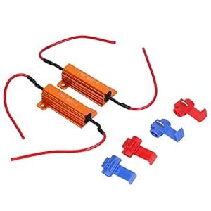 Ubervia® Loads Resistors Kit, 2 Sets LED Load Resistor Error Free Easy ...