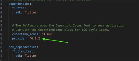 Provider Flutter Example 的图像结果