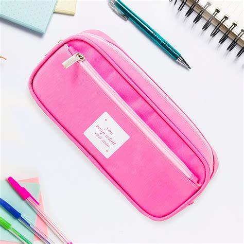 Buy Party Propz Blue Pencil Pouch - Large Capacity Two Compartment ...