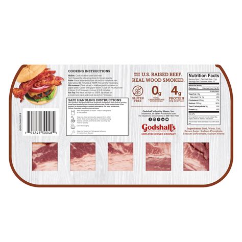 Beef Bacon - Godshall's - Real Wood Smoked Meats Since 1945