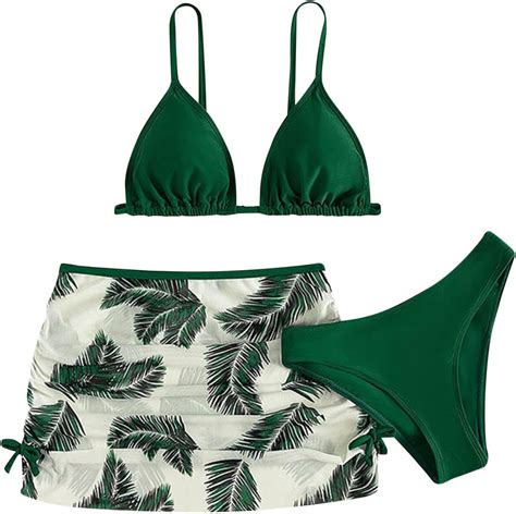 Amazon.com: Girls Swimsuit Flounce Bikini Tankini Set Bathing Suits ...