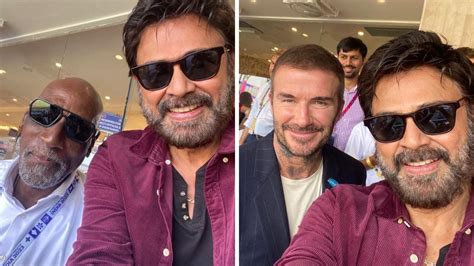 Excited Venkatesh Daggubati Has Fan Boy Moments With Legends Viv ...